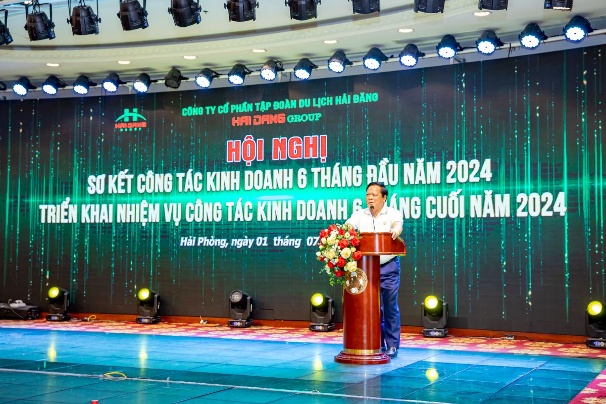 Công ty Cổ phần Tập đoàn Du lịch Hải Đăng Tổ chức Hội nghị Sơ Kết Công tác Kinh Doanh 6 Tháng Đầu Năm 2024